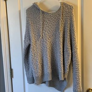Grey popcorn hoodie